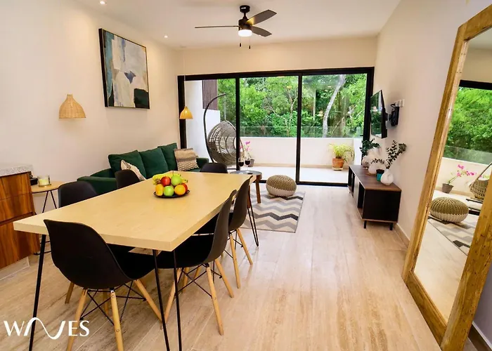 1 Rec. | Vista A La Jungla + Piscina Infinita + Amenidades Lx Apartamento